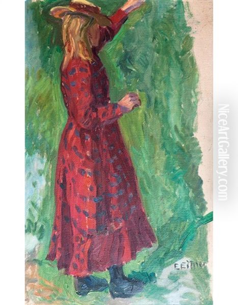Madchen Im Roten Kleid - view 1