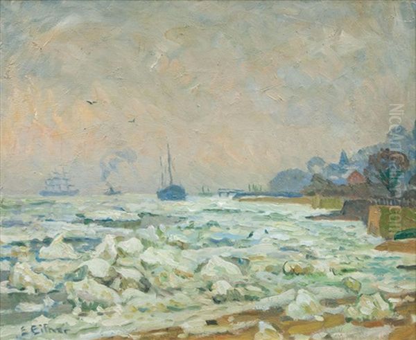 Winter In Blankenese - view 1