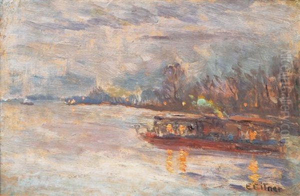 Dampfer Auf Der Ausenalster - view 1