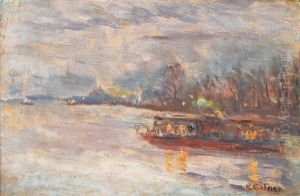 Dampfer Auf Der Ausenalster Dampfer Auf Der Ausenalster