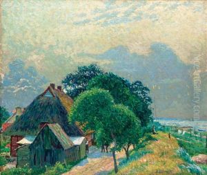 By The Baltic Sea by Ernst (Wilhelm Heinrich E. ) Eitner