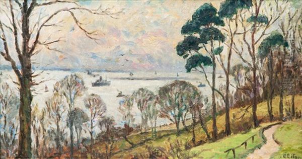 View On The Elbe - view 1