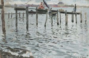 Jetty By The Trave River