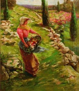 Picking Flowers by John (Charles) Arter