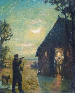 Nightwatch by Ernst (Wilhelm Heinrich E. ) Eitner
