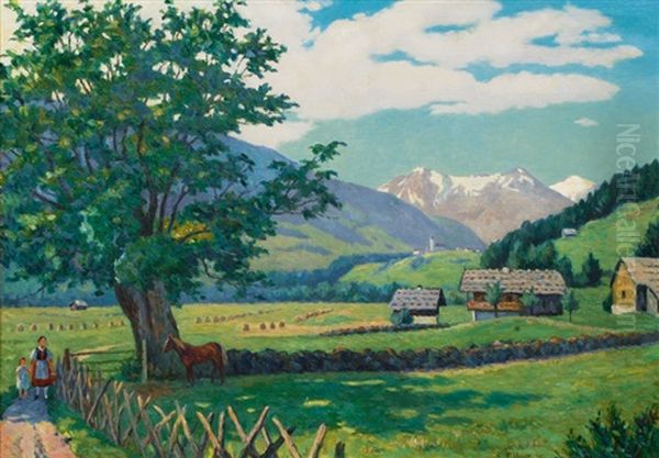 Alpine Scenery In Summer - view 1