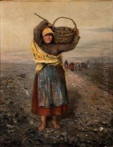 Dziewczyna W Zoltej Chuscie by Franz Ejsmond