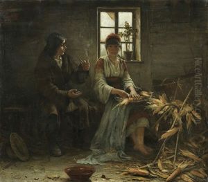 Peeling Corn by Franz Ejsmond