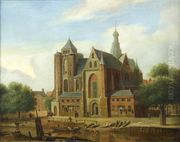 The Saint Bavo Church In Haarlem - view 1