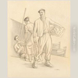 Pescadores by Aurelio Arteta