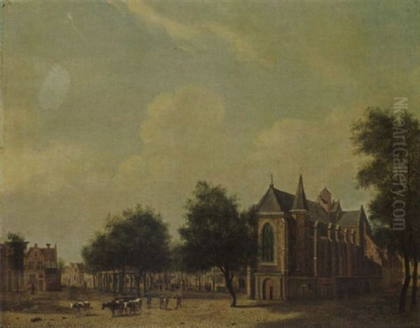 Utrecht: A View Of The Mariaplaats With The Mariakerk - view 1
