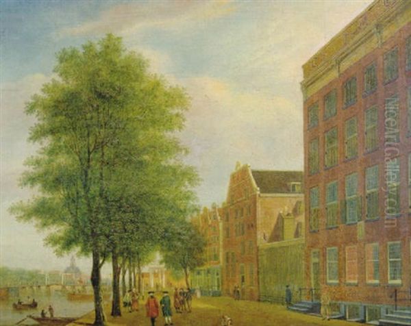 Amsterdamer Flaniermeile An Der Gracht - view 1