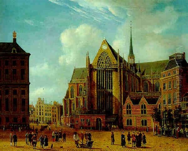 Amsterdam, A View Of The Dam Square With The Nieuwe Kerk To The Right - view 1