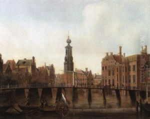View Of The Munt Tower, Amsterdam by Jan Ekels the Elder