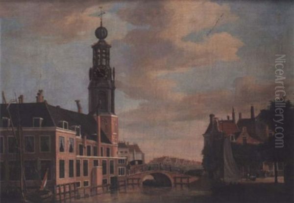 The Munt Tower And The Singel, Amsterdam - view 1