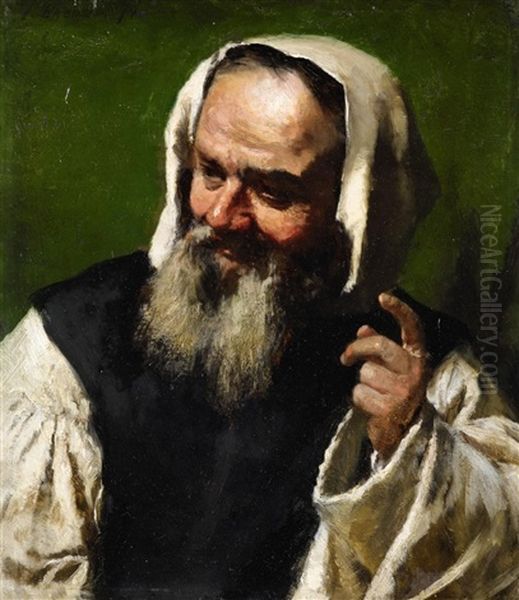 Portrait Of A Man In A Smock - view 1