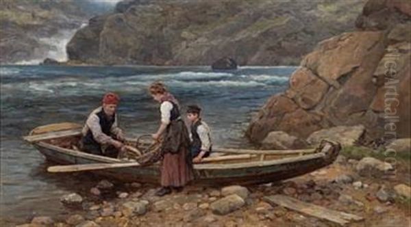 Fiskere Pa Stranden - view 1