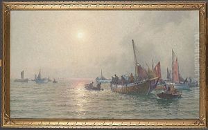 Fiskeskutor by Emil Gotthard Ekman