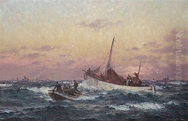 Fiskebatar Pa Havet - view 1