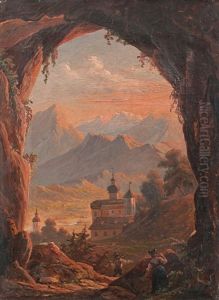 A Monastery In The Mountains by Robert Wilhelm Ekman