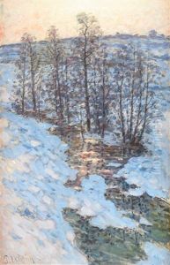Vintermotiv Fran An by Per Ekstroem