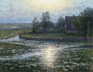 Solnedgang Over Alvaret - Segerstad, Oland by Per Ekstroem