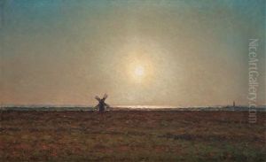 Windmill By The Sea, From Oland by Per Ekstroem