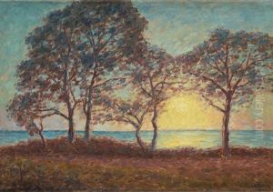 Sunset Over Landscape