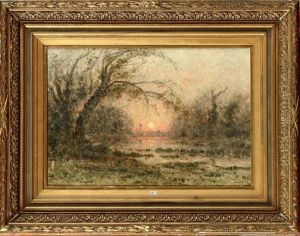 Coucher De Soleil Sur L'etang Coucher De Soleil Sur L'etang