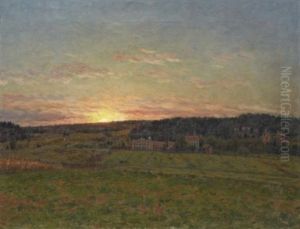 Vy Over Sjontorp Bruk by Per Ekstroem