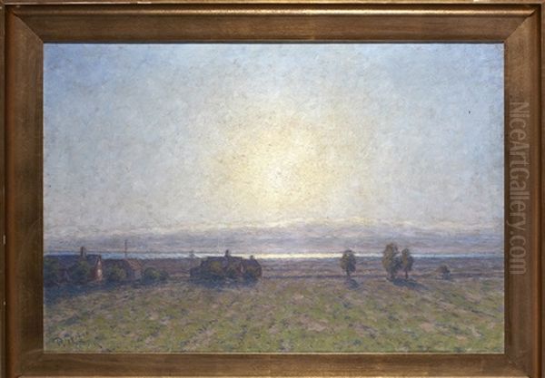 Skymningslandskap Fran Nedre Segerstad, Oland - view 1