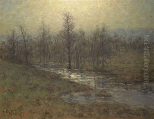 Gryningslandskap by Per Ekstroem