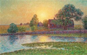 Solnedgang Over Oland by Per Ekstroem