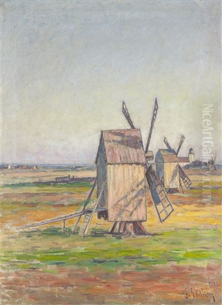 Landskap Med Vindmollor - view 1