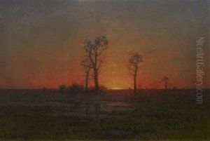 Solnedgang Over Oland by Per Ekstroem
