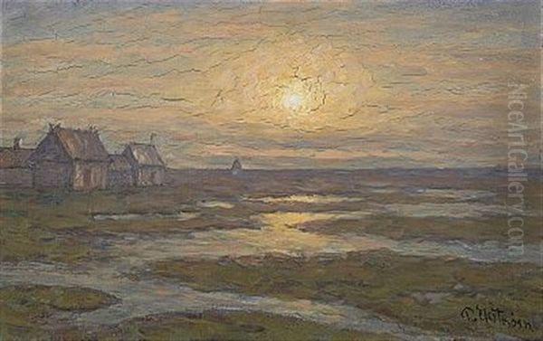 Solnedgang Over Oland - view 1