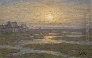 Solnedgang Over Oland by Per Ekstroem