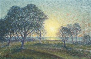 Landskap I Soldis by Per Ekstroem