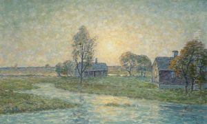 Landskap I Soldis by Per Ekstroem