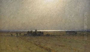 Olandskt Landskap I Soldis by Per Ekstroem