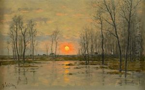 Aftonrodnad Over Segerstad - Oland by Per Ekstroem