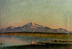 Fjallandskap - Solnedgang by Per Ekstroem