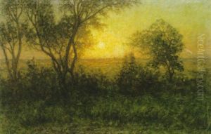 Solnedgang Over Alvaret by Per Ekstroem