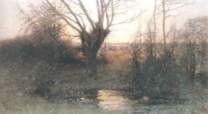 Solglitter, Franskt Landskap by Per Ekstroem