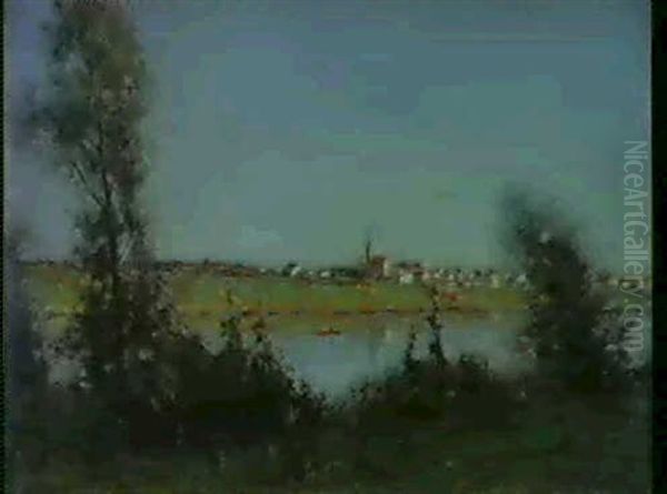 Flodlandskap Fran Sartrouville - view 1