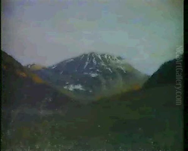 Gaustafjall, Norge [med: Uppklistrat Pa Kartong - view 1