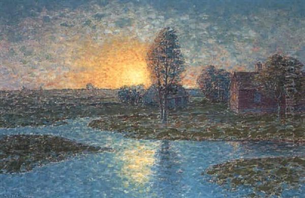 Soluppgang Over Olandsk Gard - view 1