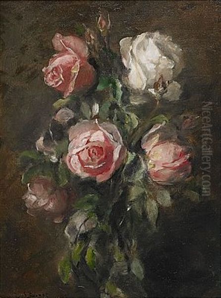 Blomsterstilleben Med Rosor - view 1
