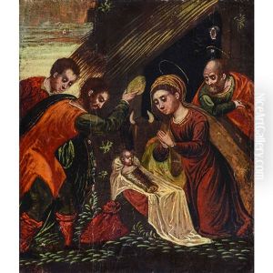 Die Anbetung Der Hirten by El Greco (Domenikos Theotokopoulos)