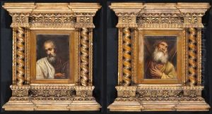 San Pietro Martire (+ Sant'andrea; Pair) by El Greco (Domenikos Theotokopoulos)